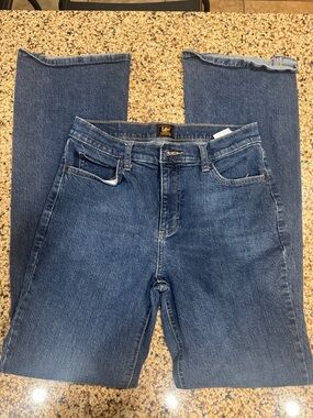 Lee Denim Straight Leg Jeans - Blue. 30x33